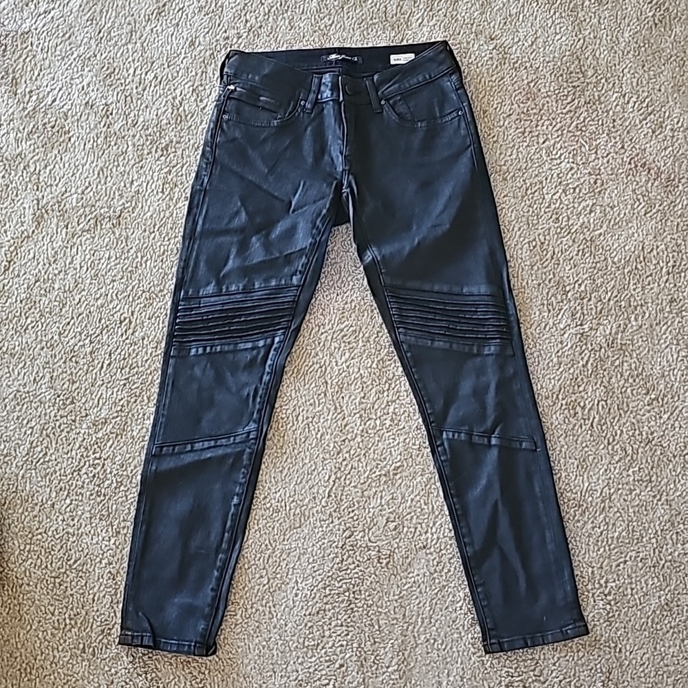 Mavi Black Aura Straight Leg Jeans Size 27